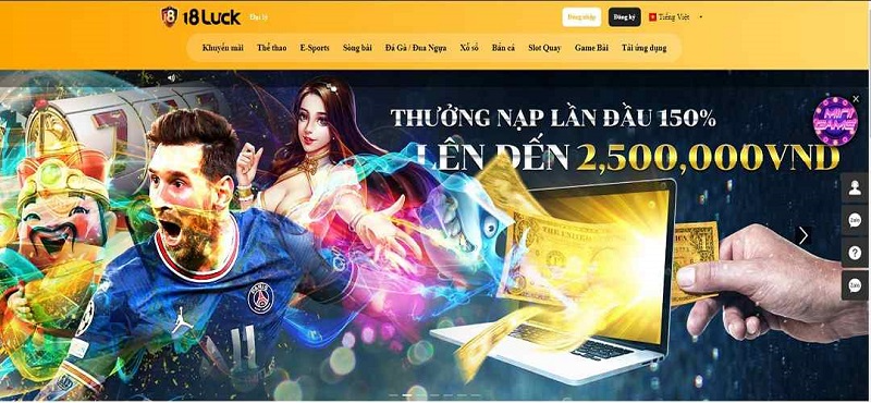 Giao diện nhà cái cực kỳ đẹp mắt, thu hút người nhìn