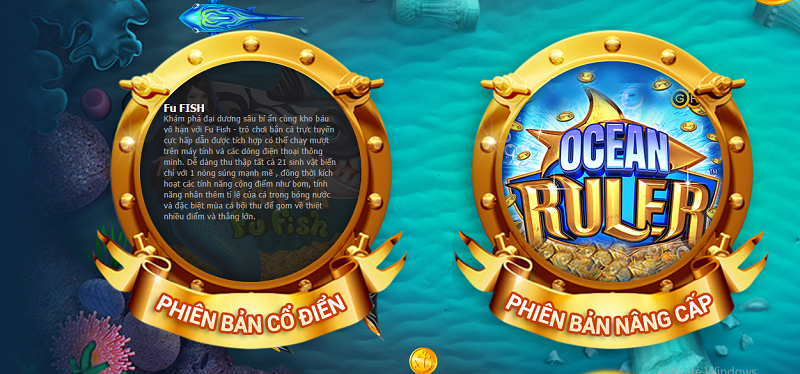 Game bắn cá đầy màu sắc với phần thưởng siêu to